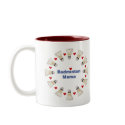 Badminton Mama Hearts Mug
