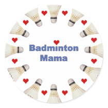 Badminton Mama Hearts