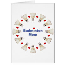 Badminton Mom Hearts
