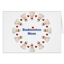 Badminton Mom Hearts