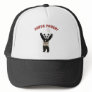 Badminton Panda Power Trucker Hats