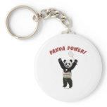 Badminton Panda Power Keychain