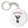 Badminton Panda Power Keychain