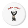 Badminton Panda Power Fridge Magnets