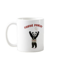 Badminton Panda Power Coffee Mug