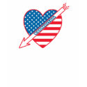 Badminton Patriot Heart Tshirts