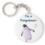 Badminton Penguin Key Chains