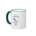Badminton Penguin Coffee Mugs