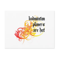 Badminton Players Are Hot postcards by itsallhot Badminton Players Are Hot postcards
