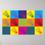 Badminton Pop Art Posters