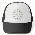 Badminton Rackets Mesh Hat