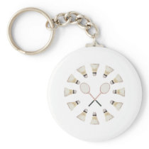 Badminton Rackets Key Chains