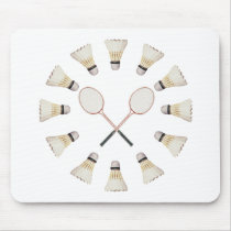 Badminton Rackets Mouse Pads