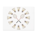 Badminton Rackets Postcard