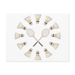 Badminton Rackets Postcard