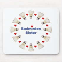 Badminton Sister Hearts