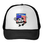 Badminton USA Panda Trucker Hats