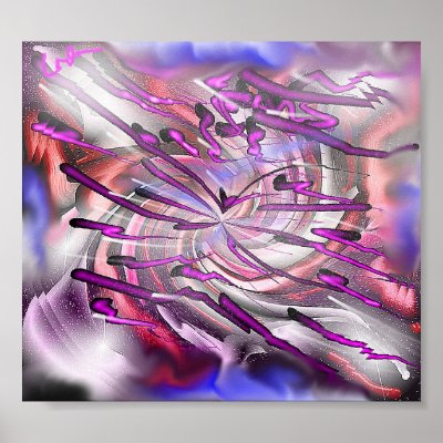 badness and trippin print by sumbikerbimbocgc