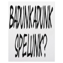 Badunkadunk spelunk letterhead