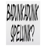 Badunkadunk spelunk letterhead