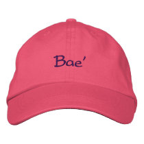 Bae' embroidered hats by TheNicknameStore Bae' embroidered hats