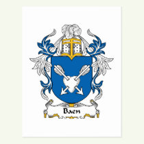 Baen Family Crest Postcard