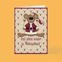 Baer Weihnachten karten