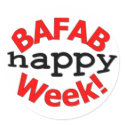 BAFAB Week sticker (sm) by dhamel BAFAB Week sticker (sm)