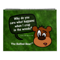 Baffled Bear Customizable Dates "Make Your Own" Calendars