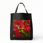 Bag, black with Bougainvillea, 000236