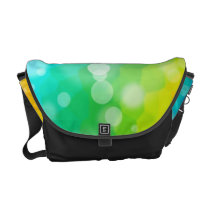 Bag - Bokeh Rainbow Pattern Messenger Bag
