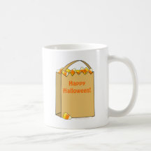 Bag of Candy Corn Fun Halloween Template Coffee Mug