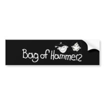 Bag of Hammers Classic Bumper Sticker bumper stickers