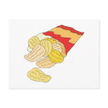 bag of potato chips post cards
