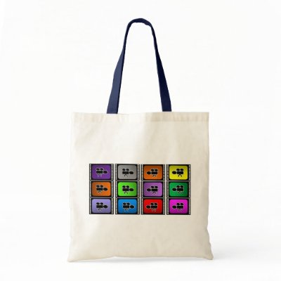 bag tote film camera action festival by SexyGeekWithAttitude