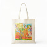 Bag with Psychedelic Tree Design