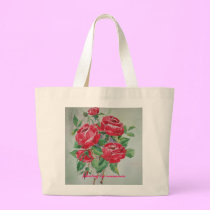 Bag with Red Roses