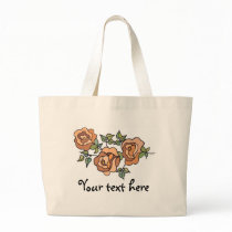 Bag with three roses - 04