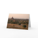 Bagan at Dusk Greeting Card