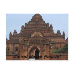 Bagan copy, Ancient Bagan Pagoda! postcards