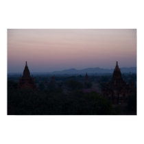 Bagan Dawn Poster posters by SabineSt Bagan Dawn Poster posters