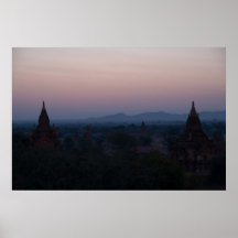 Bagan Dawn Poster