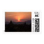 Bagan Sunset Postage Stamps