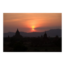 Bagan Sunset • Poster posters by SabineSt Bagan Sunset • Poster posters