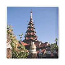 Bagaya Kyaung Magnet by SabineSt Bagaya Kyaung Magnet