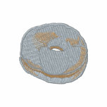 Bagel #2 embroidered shirts