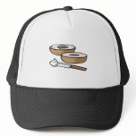 bagel and cream cheese hats