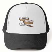 bagel and cream cheese hats