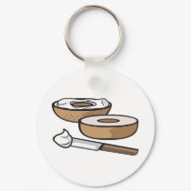 bagel and cream cheese keychains by doonidesigns bagel and cream cheese keychains