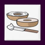 bagel and cream cheese